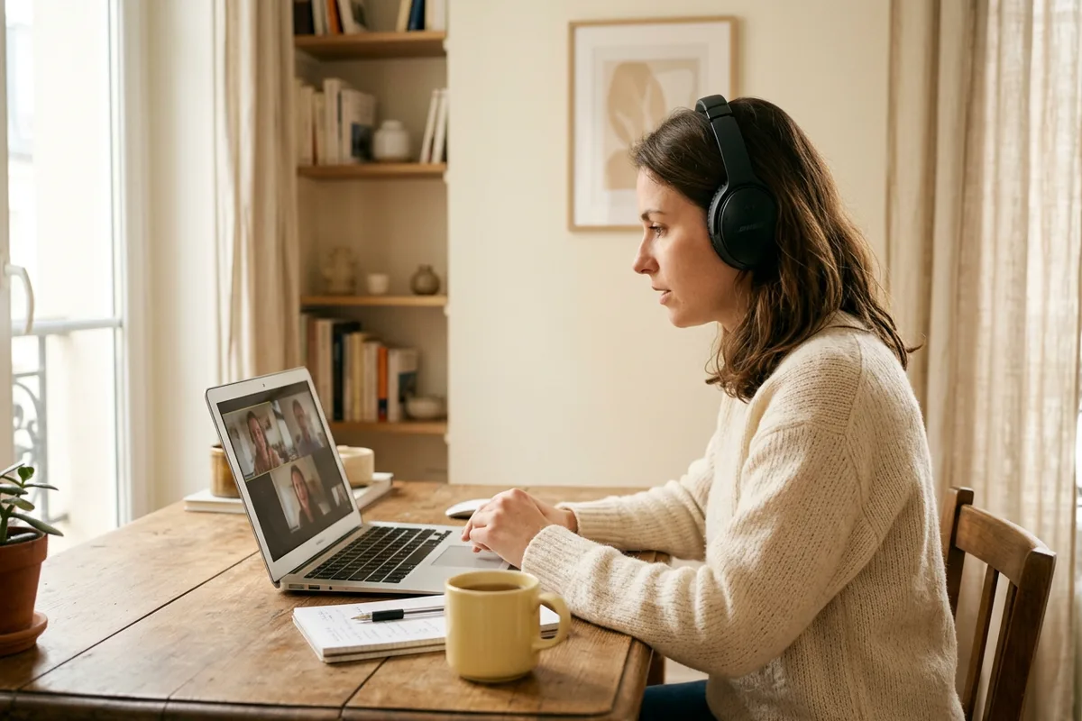 Séance de coaching individuel en formation marketing digital à distance à Dignac.